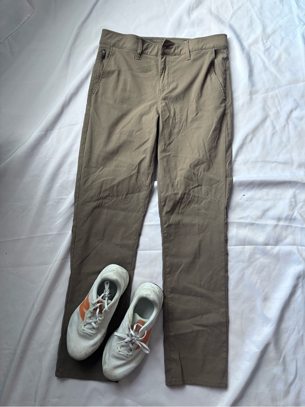 Weatherproof Men's Tan Straight-Leg Chinos